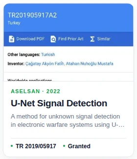 U-Net Signal Detection