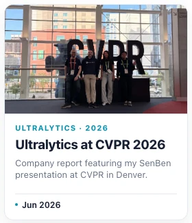 Ultralytics at CVPR 2026