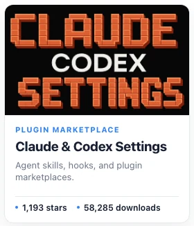 Claude & Codex Settings