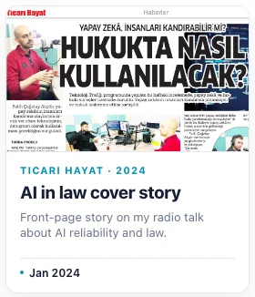 AI in law cover story