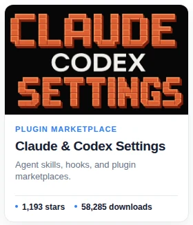 Claude & Codex Settings